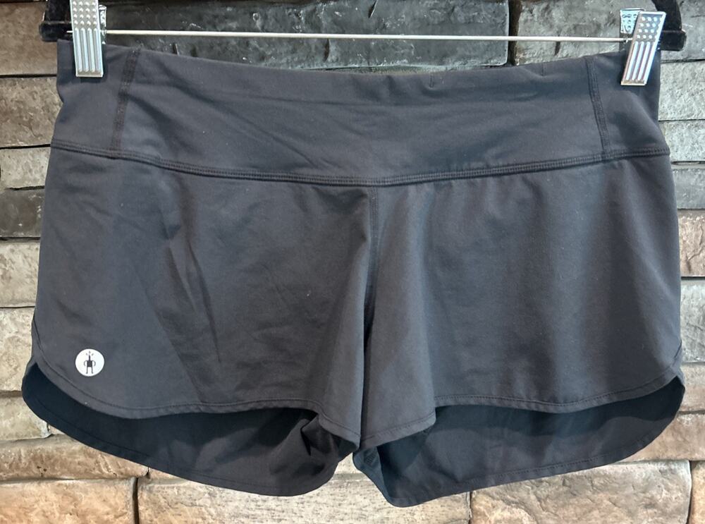 Women’s Smartwool Active Black Lined Shorts Size S *B4